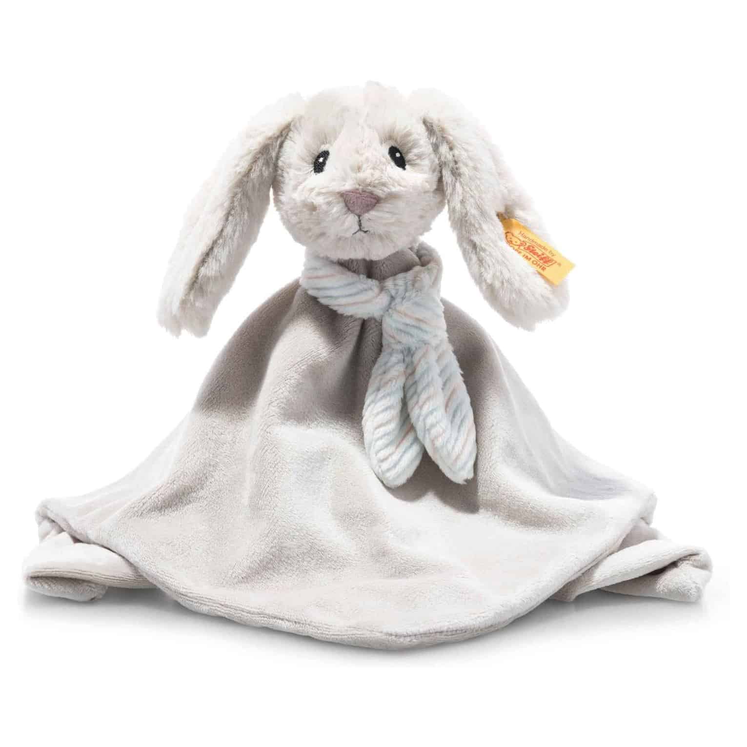 Steiff 242250 Soft Cuddly Friends Hoppie Rabbit Comforter 26 cm Soft ...